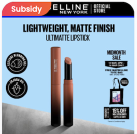 Maybelline Color Sensational Ultimate Slim Lipstick- Extreme Matte Finish, Lightweight Texture Blurring Gel w/Jojoba