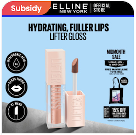 Maybelline Lifter Glass - With Hyaluronic Acid, Hydrating Lip Gloss, Plumbing Lip Balm, Glossy & Smooth Lips All Day
